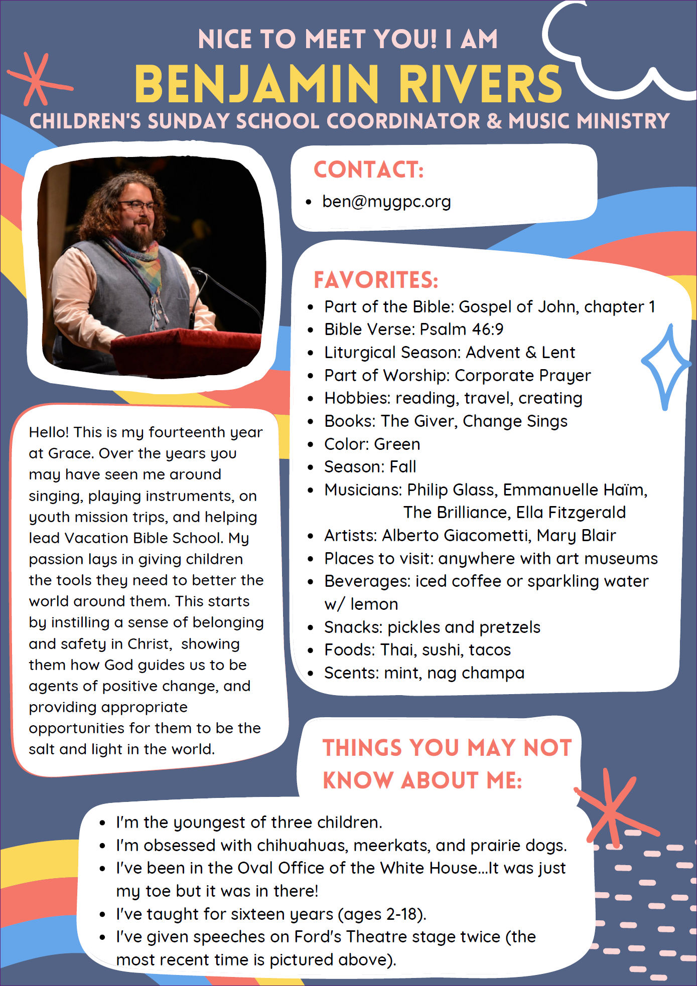 Meet Ben Rivers – Grace Presbyterian Church