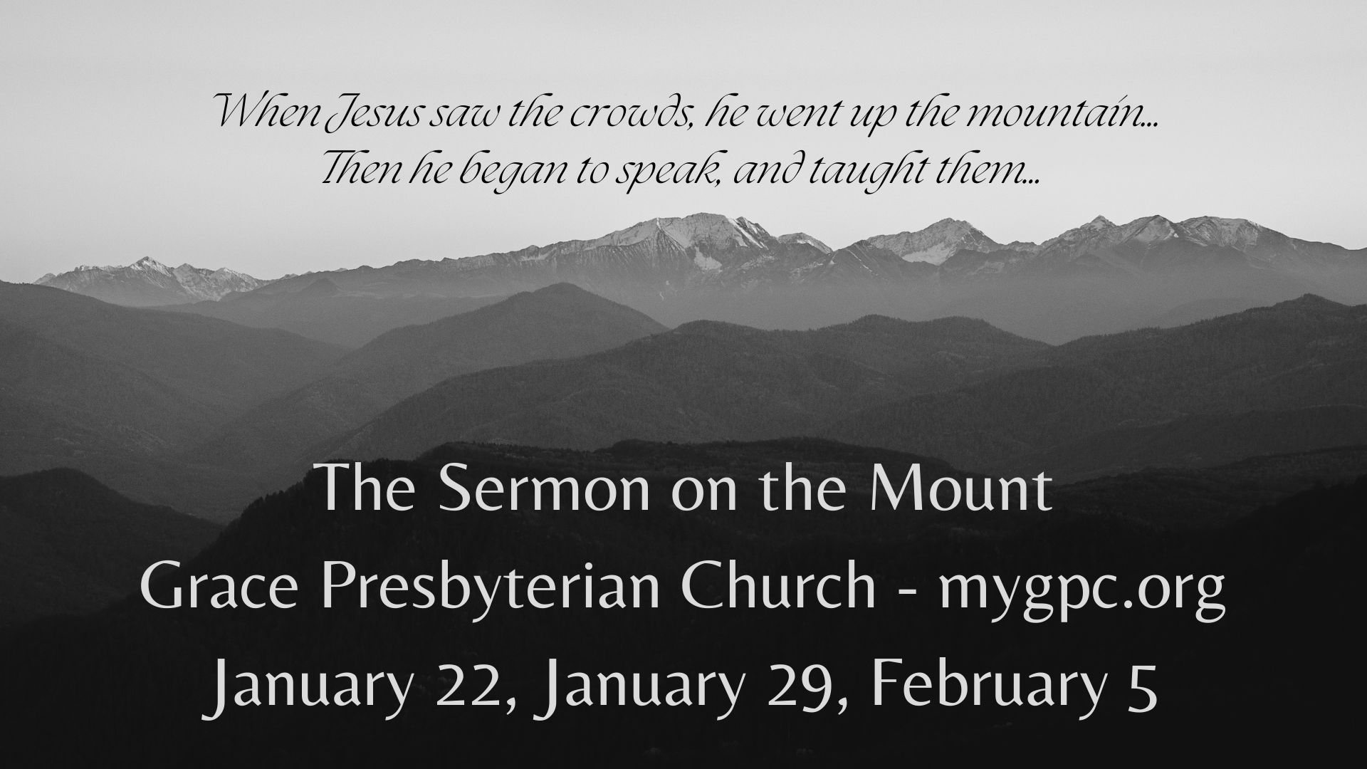 Sermon on the Mount