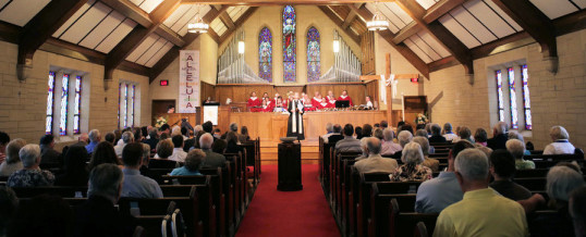 One Service on Sunday, Followed by the Annual Business Meeting and Luncheon
