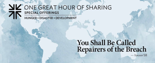 One Great Hour of Sharing Offering